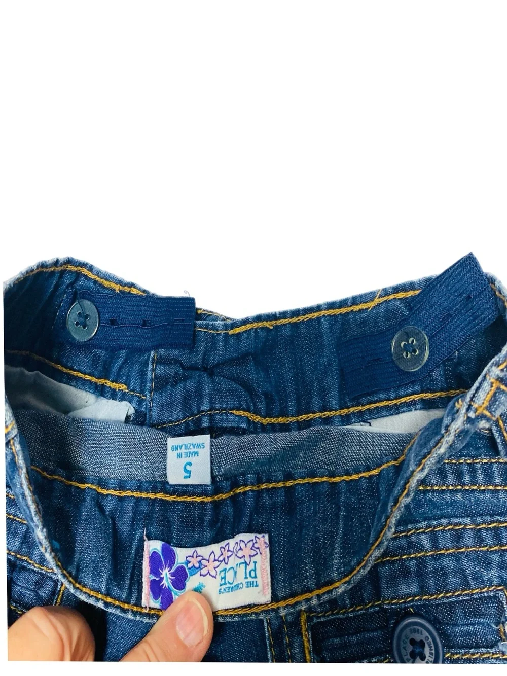The Children's Place Girls Denim Bermuda Shorts Size 5